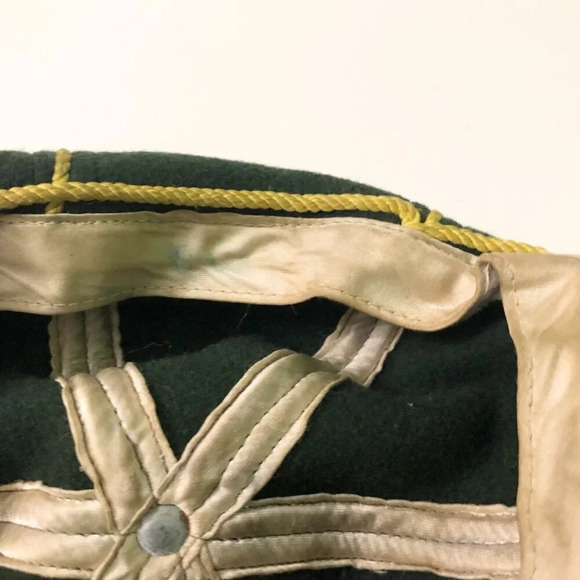 Vintage 60s Wolf Cub Scouts Cap Kids  Boy Scout Stains No Size - Picture 9 of 14